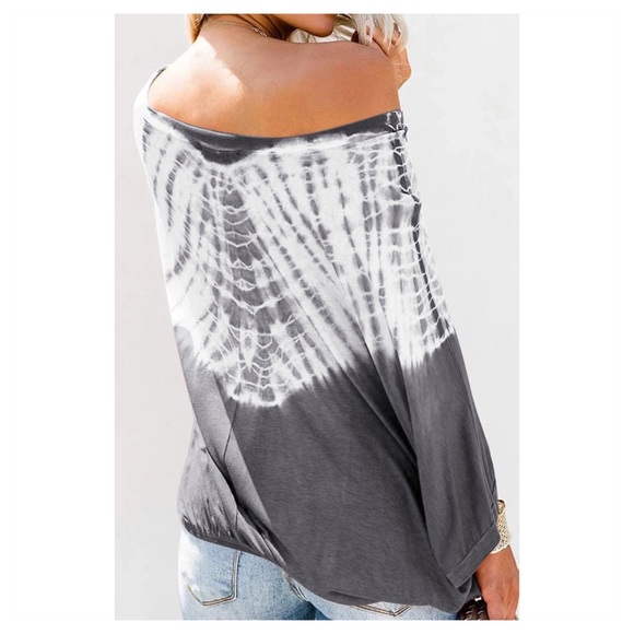 🆕 relaxed batwing tie dye top - Picture 2 of 2
